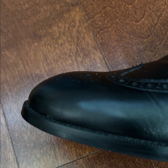 Cole Haan Black Leather Lace-Up Oxfords, Size 12 - Picture 6 of 16